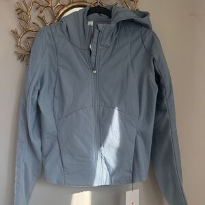 NWT lululemon Push Your Pace Jacket and Light Blue Hooded Utility Jacket size 12